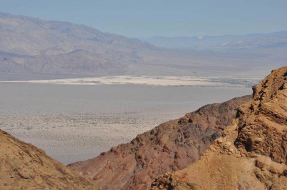 A bela vista do alto do Mosaic Canyon, no Death Valley National Park, na Califórnia - EUA